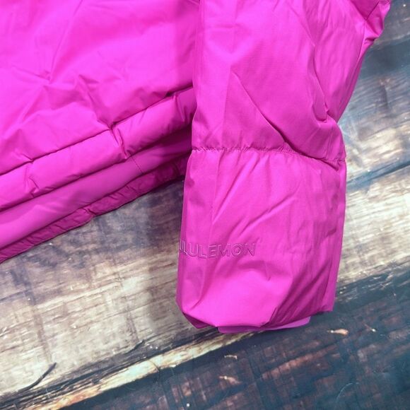 lululemon Wunder Puff Super-Cropped Jacket Sonic Pink - Picture 3 of 9